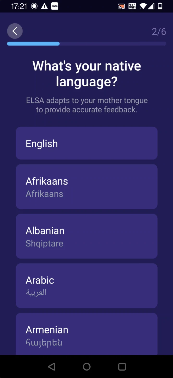 Native language