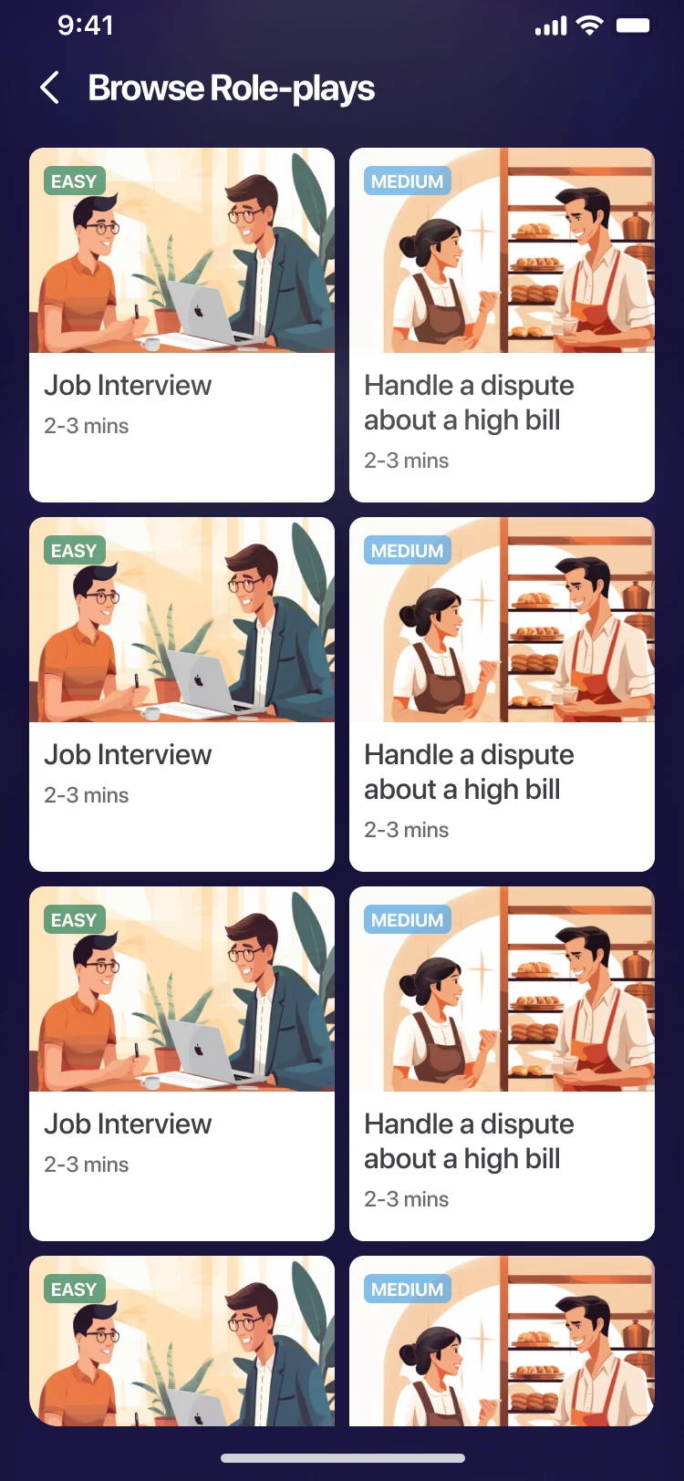 Browse role-plays