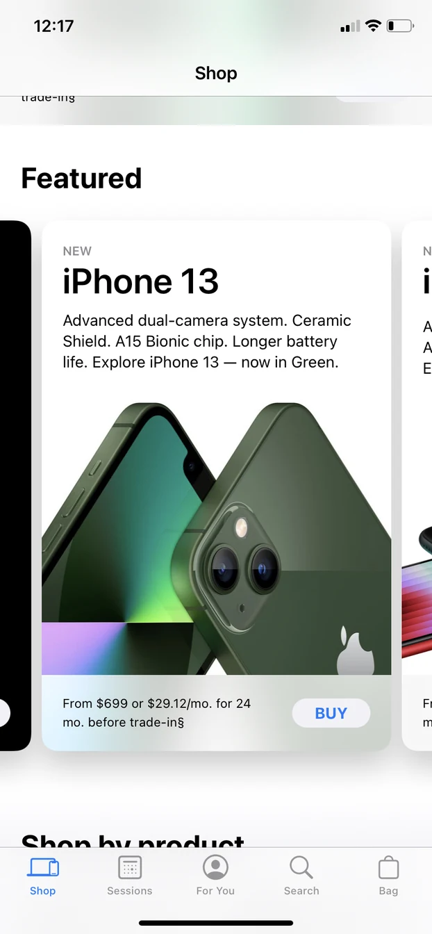 Concept: homepage first fold showcasing top content from every category